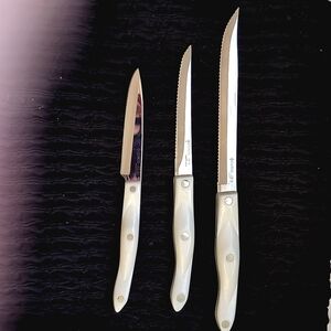 CUTCO Knives, 3, Stainless Steel